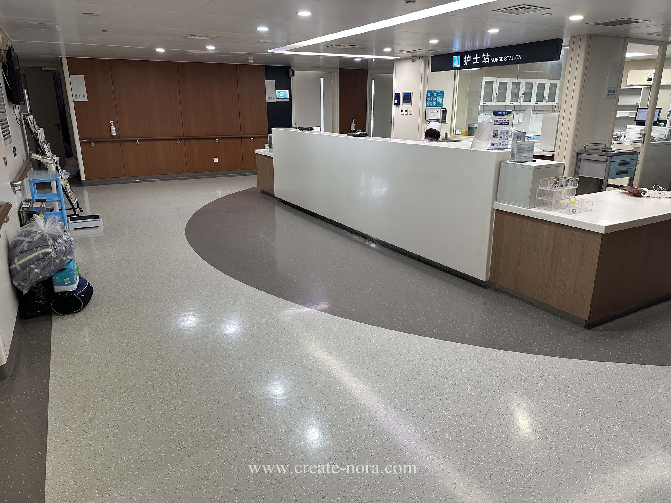 the photo of nora rubber flooring in The First Affiliated Hospital of Zhengzhou University 5